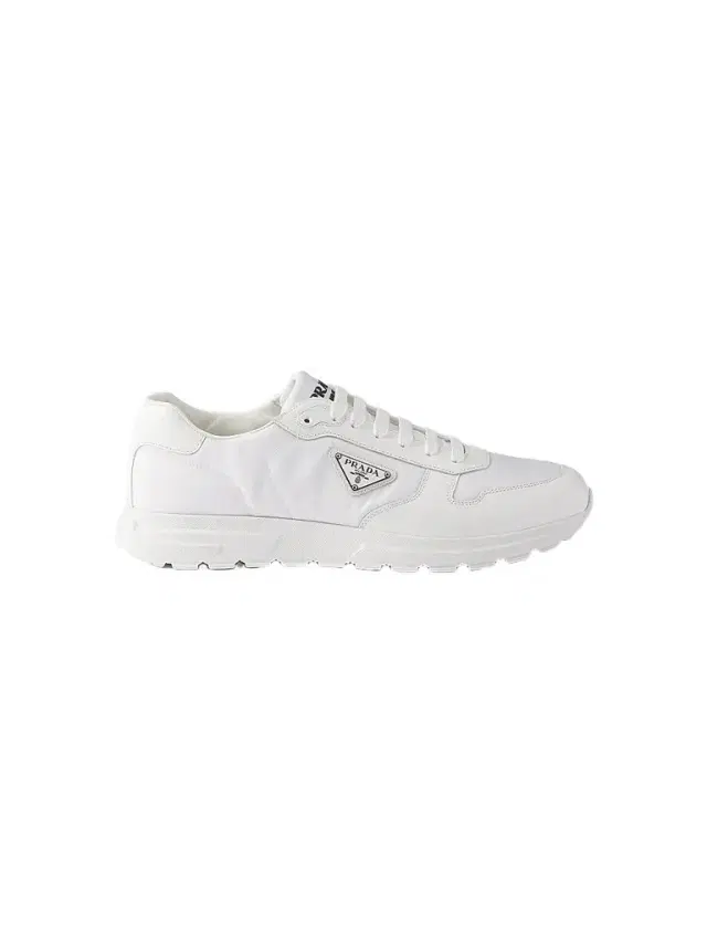 Prada Men's Prax Re-Nylon and Leather Sneakers - White
