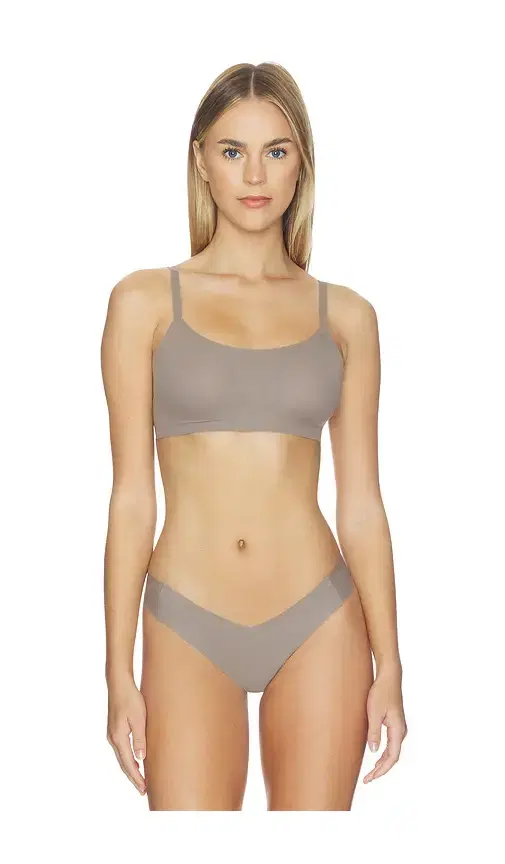 Commando Cotton Rib Scoop Bralette