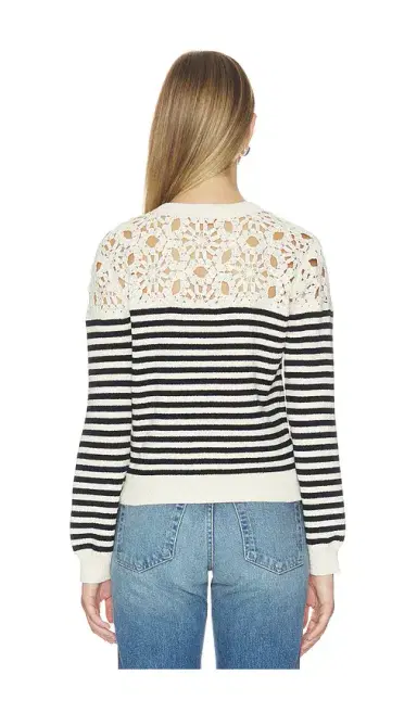 Frame The Coastal Stripe Cardi | Thumbnail 3 Frame The Coastal Stripe Cardi | Thumbnail 3
