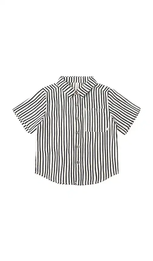 Rylee + Cru Rylee + Cru Collared Short Sleeve Shirt
