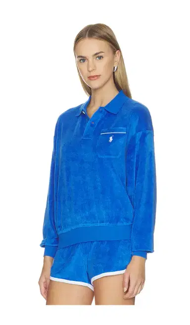 Polo Ralph Lauren Cotton Terry Long Sleeve Polo | Thumbnail 2