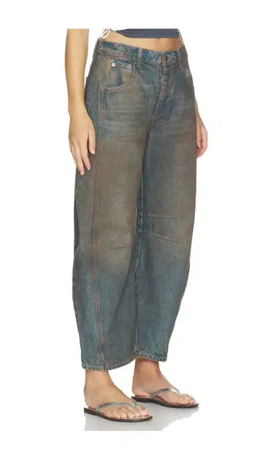 Free People x We The Free Good Luck Mid Rise Barrel | Thumbnail 2