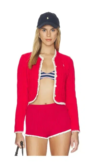Polo Ralph Lauren Cotton Long Sleeve Cardigan | Thumbnail 1