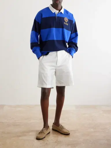 Polo Ralph Lauren Wimbledon Logo-Embroidered Striped Cotton Polo-Shirt - Men | Thumbnail 2