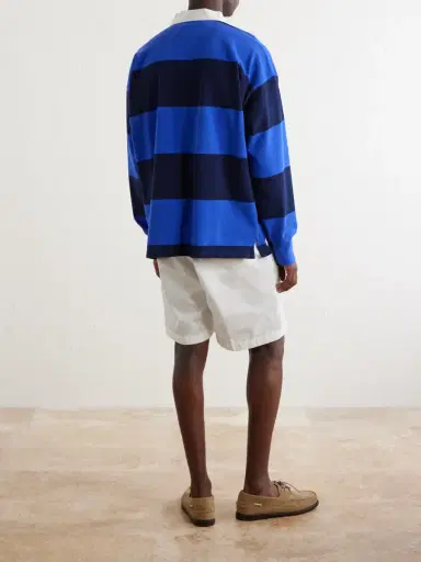 Polo Ralph Lauren Wimbledon Logo-Embroidered Striped Cotton Polo-Shirt - Men | Thumbnail 4