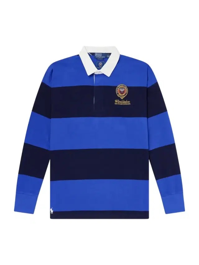 Polo Ralph Lauren Wimbledon Logo-Embroidered Striped Cotton Polo-Shirt - Men
