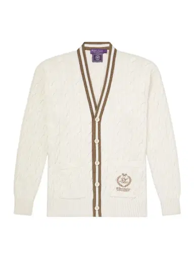 Ralph Lauren Purple Label Wimbledon Capsule Cotton and Silk Cardigan - Men | Thumbnail 1