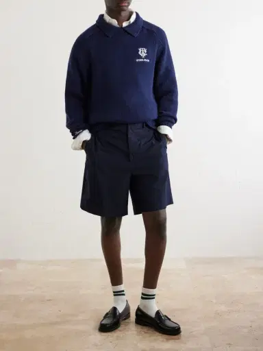 Polo Ralph Lauren Wimbledon Logo-Appliquéd Cotton Sweater - Men | Thumbnail 2 Polo Ralph Lauren Wimbledon Logo-Appliquéd Cotton Sweater - Men | Thumbnail 2