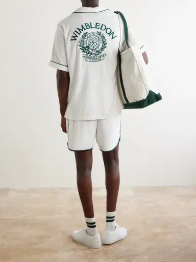 Polo Ralph Lauren Wimbledon Logo-Embroidered Cotton-Blend Terry Shirt - Men | Thumbnail 4 Polo Ralph Lauren Wimbledon Logo-Embroidered Cotton-Blend Terry Shirt - Men | Thumbnail 4