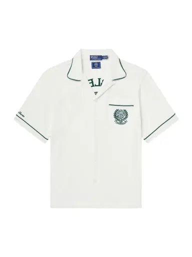 Polo Ralph Lauren Wimbledon Logo-Embroidered Cotton-Blend Terry Shirt - Men | Thumbnail 1 Polo Ralph Lauren Wimbledon Logo-Embroidered Cotton-Blend Terry Shirt - Men | Thumbnail 1