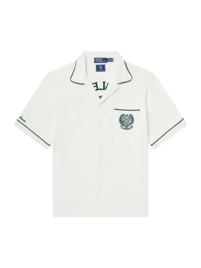 Wimbledon Logo-Embroidered Cotton-Blend Terry Shirt - Men