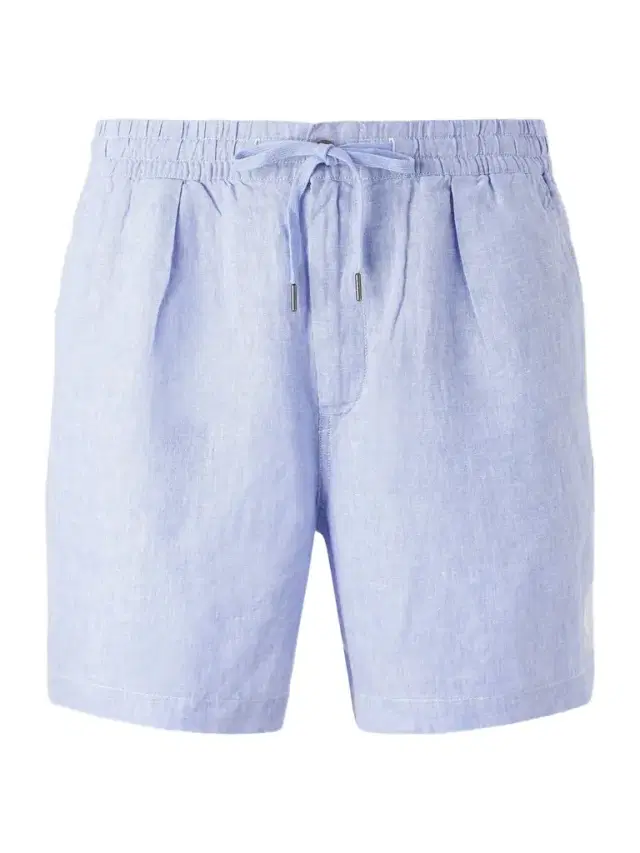 Wimbledon Straight-Leg Linen Shorts - Men