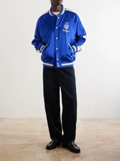 Polo Ralph Lauren Wimbledon Cotton-Blend Woven Bomber Jacket - Men | Thumbnail 2 Polo Ralph Lauren Wimbledon Cotton-Blend Woven Bomber Jacket - Men | Thumbnail 2