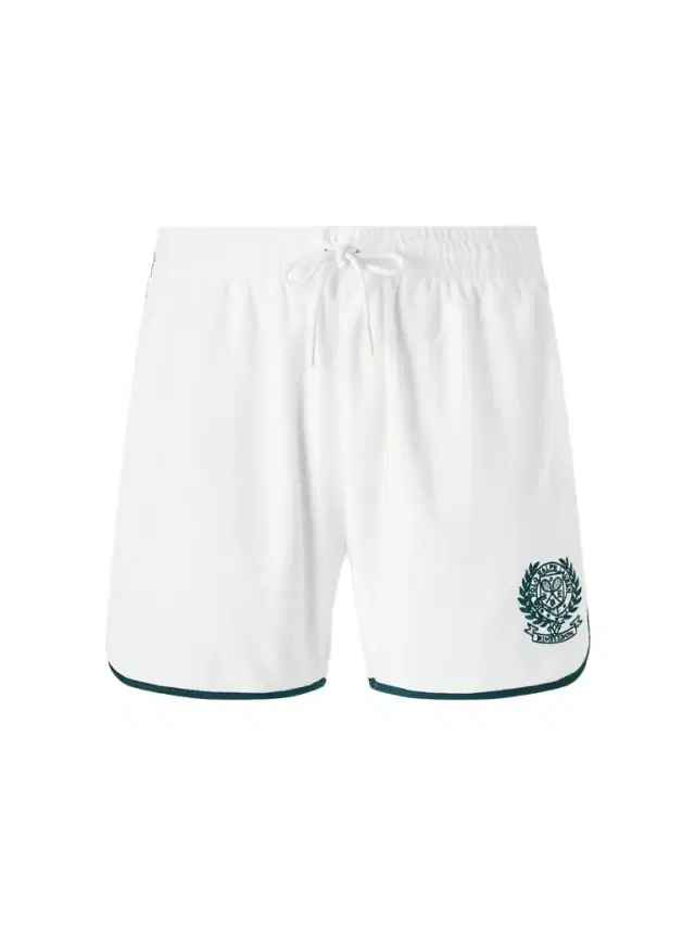 Wimbledon Embroidered Straight-Leg Cotton-Blend Shorts - Men