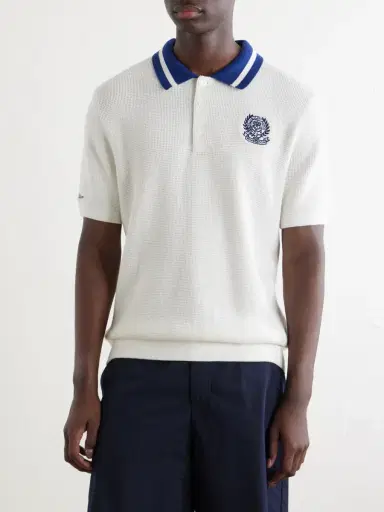 Polo Ralph Lauren Wimbledon Embroidered Cotton-Knitted Shirt - Men | Thumbnail 3 Polo Ralph Lauren Wimbledon Embroidered Cotton-Knitted Shirt - Men | Thumbnail 3