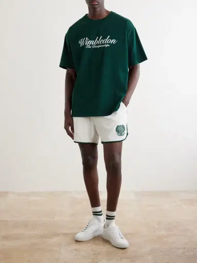 Polo Ralph Lauren Wimbledon Logo-Print Cotton-Jersey T-Shirt - Men | Thumbnail 2