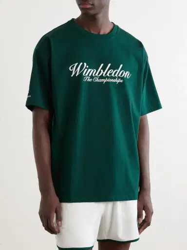 Polo Ralph Lauren Wimbledon Logo-Print Cotton-Jersey T-Shirt - Men | Thumbnail 3