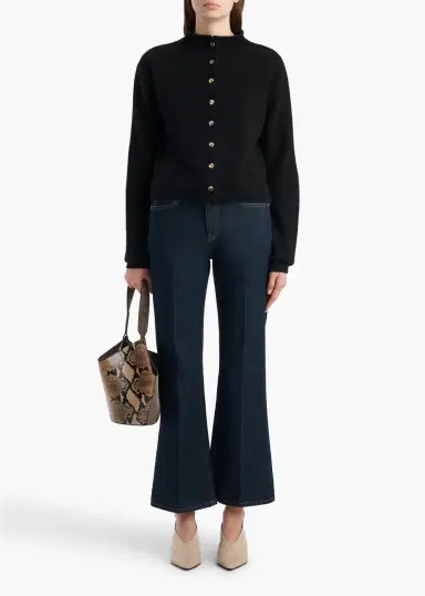 Khaite Annora Cardigan In Midnight | Thumbnail 2 Khaite Annora Cardigan In Midnight | Thumbnail 2