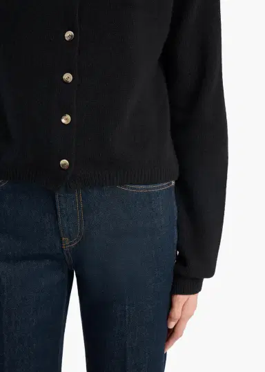 Khaite Annora Cardigan In Midnight | Thumbnail 5 Khaite Annora Cardigan In Midnight | Thumbnail 5