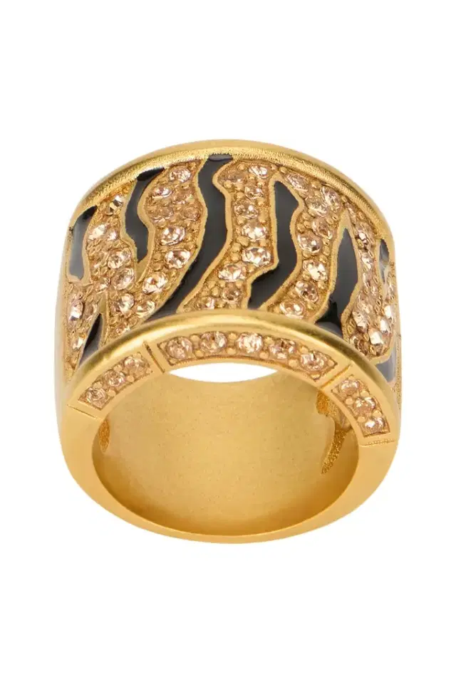 Gold-Tone Roar Ring