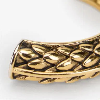 Roberto Cavalli Gold Serpentine Earrings | Thumbnail 4 Roberto Cavalli Gold Serpentine Earrings | Thumbnail 4
