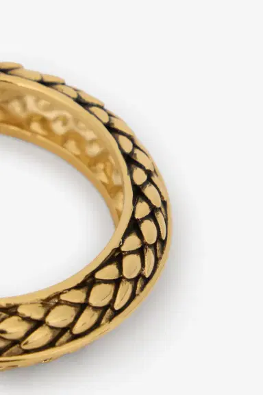 Roberto Cavalli Gold Serpentine Earrings | Thumbnail 5 Roberto Cavalli Gold Serpentine Earrings | Thumbnail 5