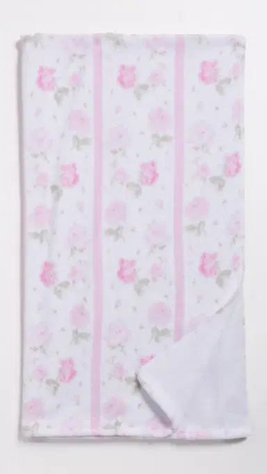 LoveShackFancy Hali Beach Towel Pretty Pink One Size | Thumbnail 2