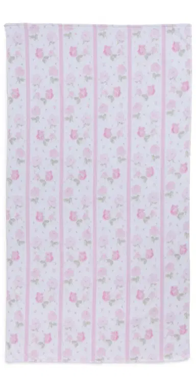 LoveShackFancy Hali Beach Towel Pretty Pink One Size | Thumbnail 1