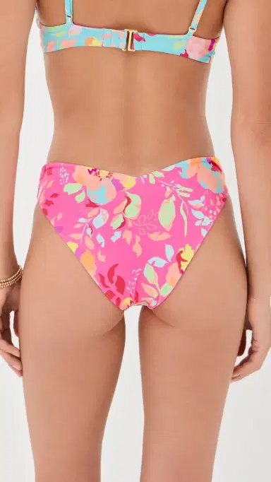 Beach Riot Vanessa Bikini Bottoms Bloom Lagoon | Thumbnail 3
