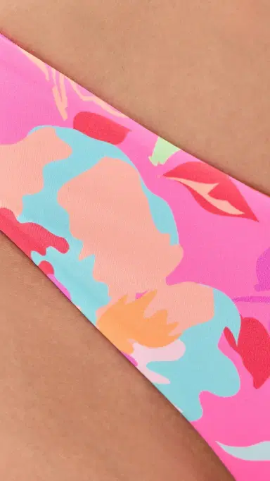 Beach Riot Vanessa Bikini Bottoms Bloom Lagoon | Thumbnail 5