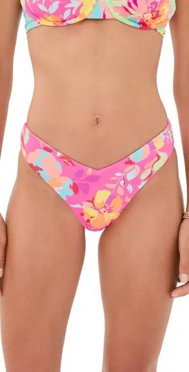 Beach Riot Vanessa Bikini Bottoms Bloom Lagoon | Thumbnail 1