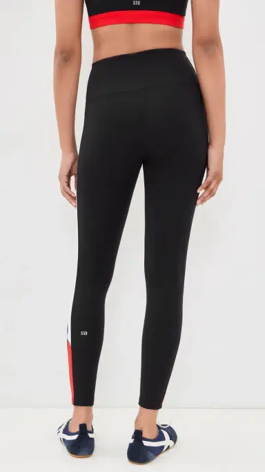 Splits59 Monah High Waist Rigor 7/8 Leggings Black/Cobalt M | Thumbnail 3