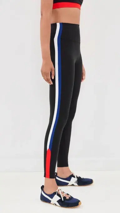Splits59 Monah High Waist Rigor 7/8 Leggings Black/Cobalt M | Thumbnail 4