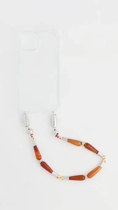 Ossa Deco Wristlet Red Agate One Size | Thumbnail 2
