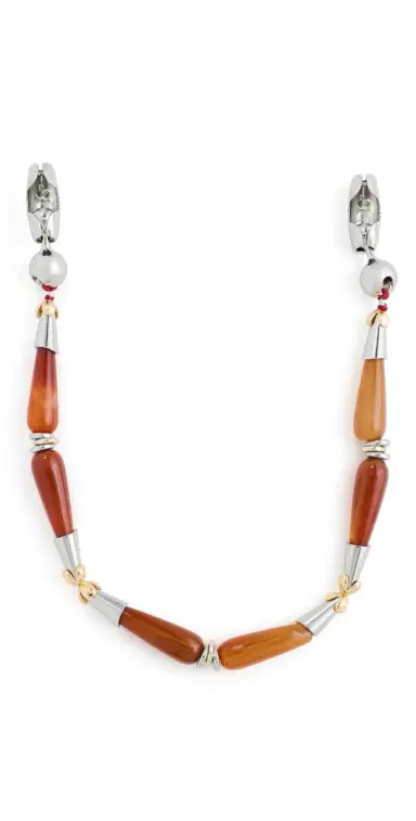 Ossa Deco Wristlet Red Agate One Size | Thumbnail 1