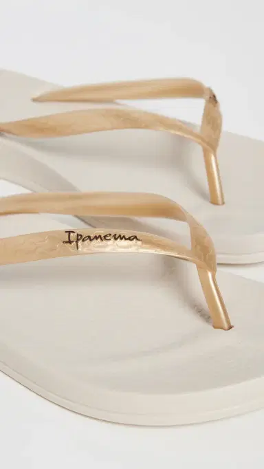 Ipanema Ana Tan Flip Flops Beige/Gold | Thumbnail 6