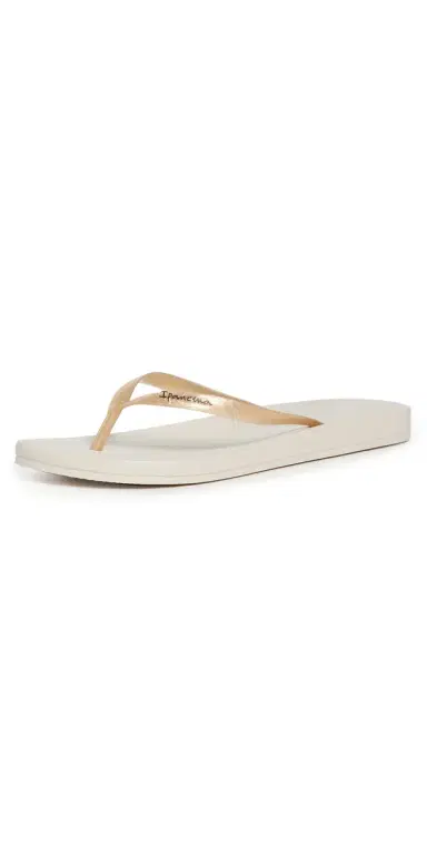 Ipanema Ana Tan Flip Flops Beige/Gold | Thumbnail 1