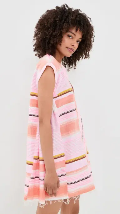 Lemlem Elina Caftan Kiremiti Pink M | Thumbnail 4 Lemlem Elina Caftan Kiremiti Pink M | Thumbnail 4