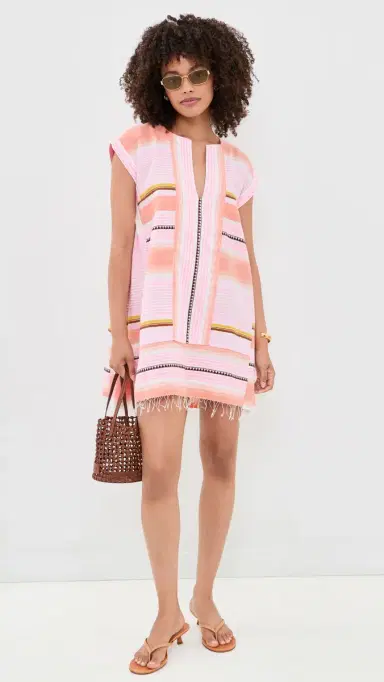 Lemlem Elina Caftan Kiremiti Pink M | Thumbnail 5 Lemlem Elina Caftan Kiremiti Pink M | Thumbnail 5