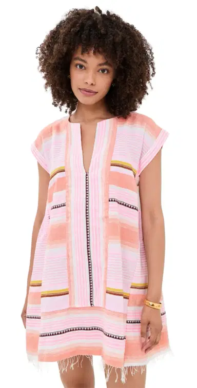 Lemlem Elina Caftan Kiremiti Pink M | Thumbnail 1 Lemlem Elina Caftan Kiremiti Pink M | Thumbnail 1