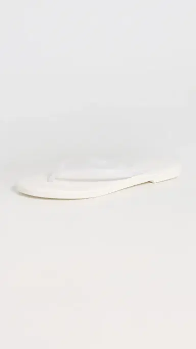 TKEES Aqua Jelly Flip Flops Coconut 9 | Thumbnail 3