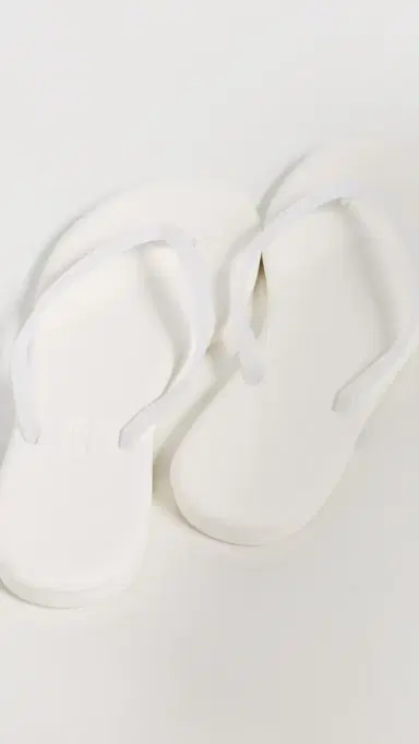 TKEES Aqua Jelly Flip Flops Coconut 9 | Thumbnail 4