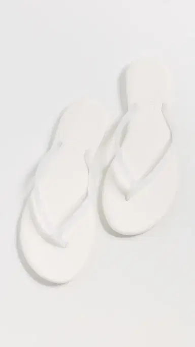TKEES Aqua Jelly Flip Flops Coconut 9 | Thumbnail 5