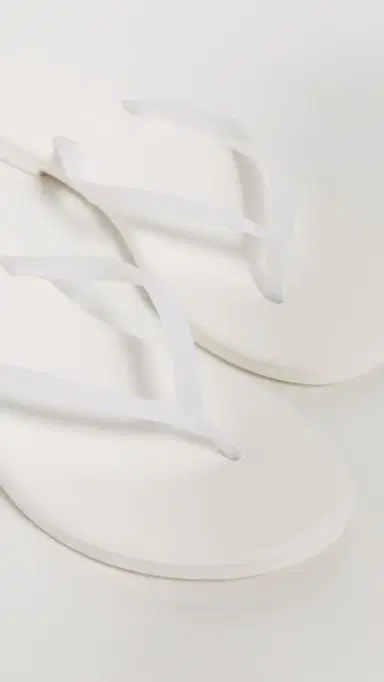 TKEES Aqua Jelly Flip Flops Coconut 9 | Thumbnail 6