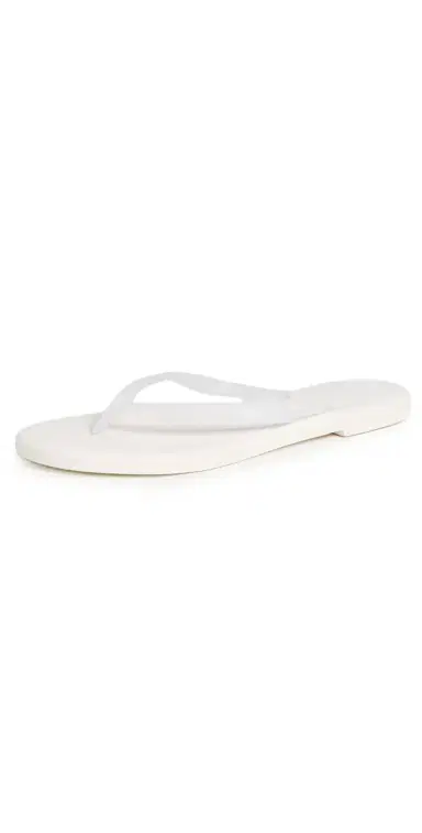 TKEES Aqua Jelly Flip Flops Coconut 9 | Thumbnail 1