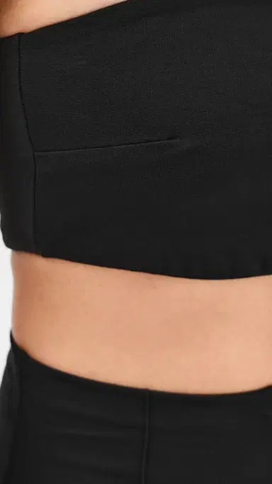 Ripley Rader Ponte Knit Bandeau Top Black S | Thumbnail 6
