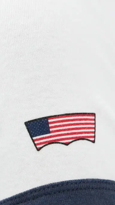 Levi's X World Cup USA Retro Ringer Baby Tee Red White Blue XS | Thumbnail 6 Levi's X World Cup USA Retro Ringer Baby Tee Red White Blue XS | Thumbnail 6