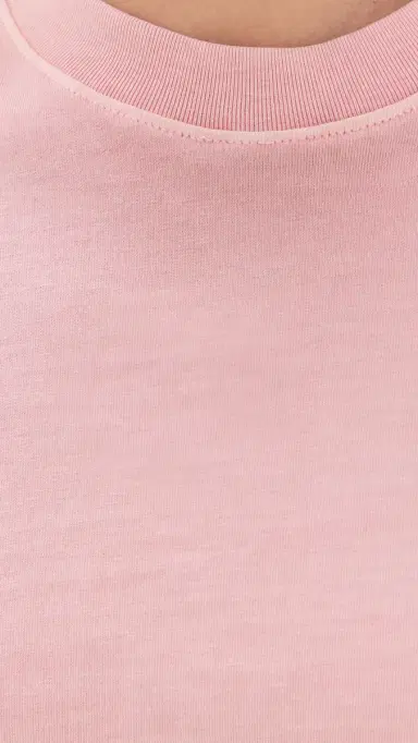 Madewell x Shopbop The Boxy Crop Tee in Allday Jersey Dreamy Pink L | Thumbnail 6