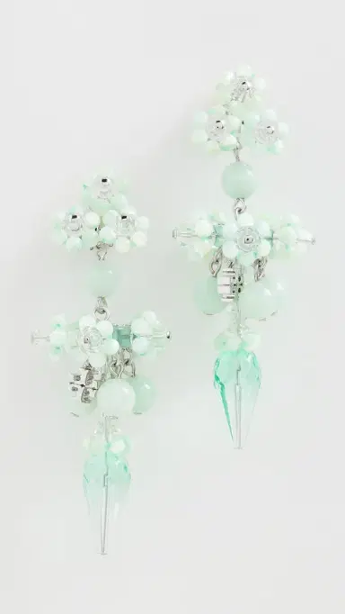 Tory Burch Curiosity Beaded Linear Earrings | Thumbnail 2 Tory Burch Curiosity Beaded Linear Earrings | Thumbnail 2