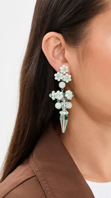 Tory Burch Curiosity Beaded Linear Earrings | Thumbnail 3 Tory Burch Curiosity Beaded Linear Earrings | Thumbnail 3